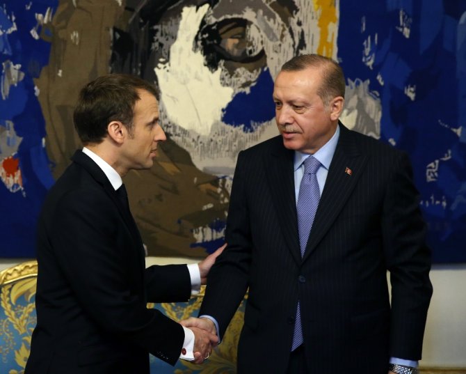 Cumhurbaşkanı Erdoğan, Fransız Mevkidaşı İle Bir Araya Geldi