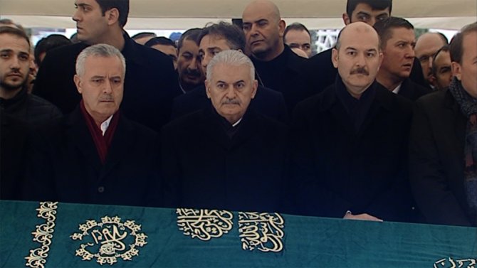 Cenaze Törenine Başbakan Yıldırım Da Katıldı