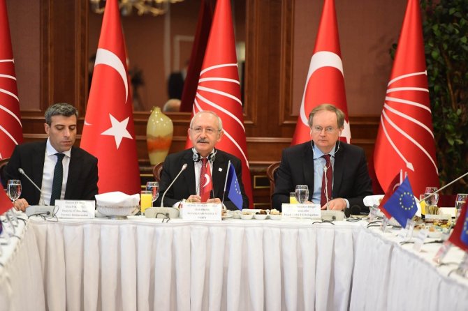 Kılıçdaroğlu Ab Ülkelerinin Büyükelçileri İle Bir Araya Geldi
