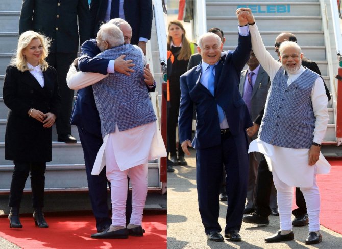 Netanyahu’yu Böyle Karşıladı
