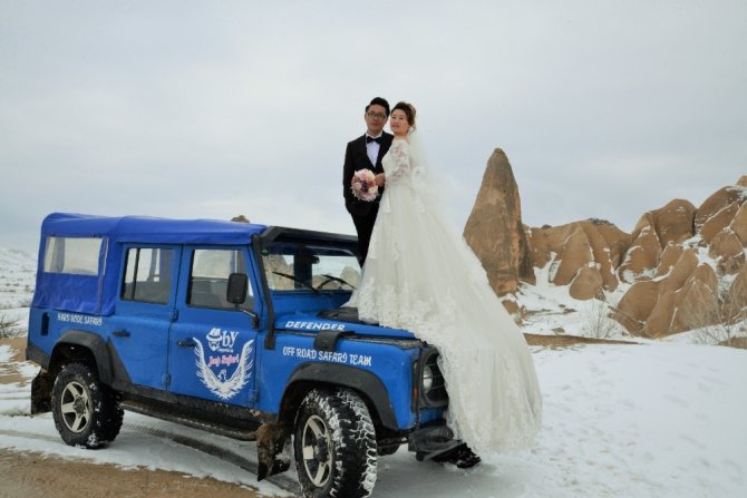 Düğün Fotoğrafı İçin Kapadokya’ya Akın Ediyorlar
