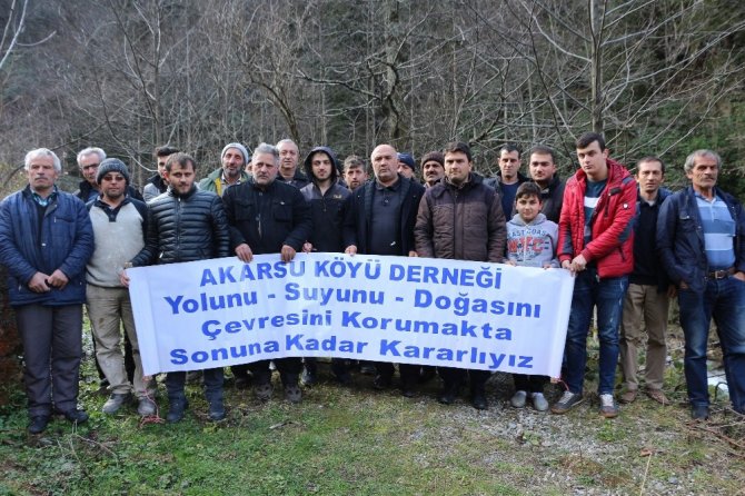 Trabzon’da Hes Protestosu