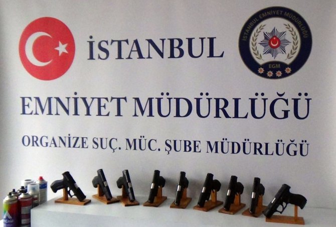 İstanbul’da 182 Tabanca Ele Geçirildi