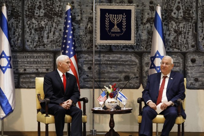Pence, İsrail Cumhurbaşkanı İle Bir Araya Geldi