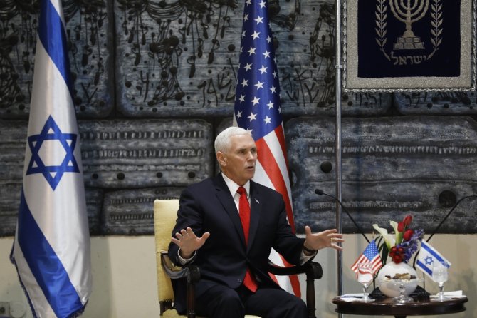Pence, İsrail Cumhurbaşkanı İle Bir Araya Geldi