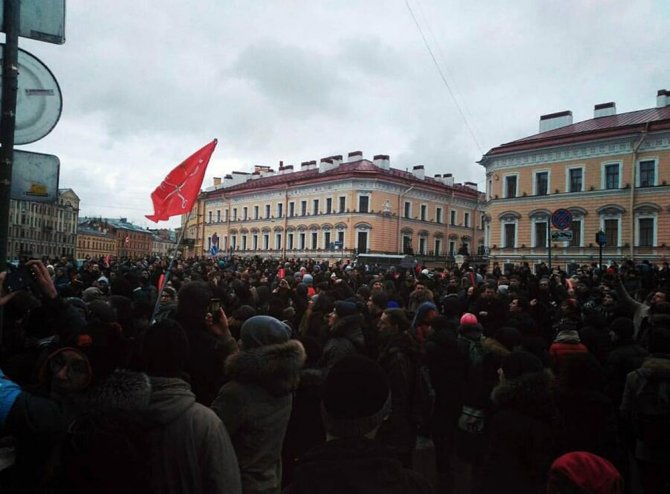 Rusya’da Alexei Navalny İçin Destek Gösterisi
