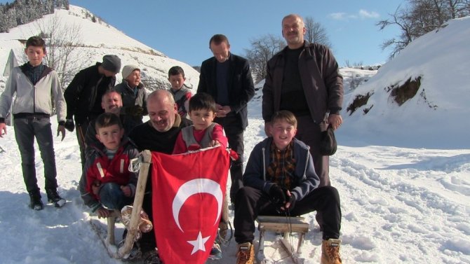 Beyaz Renk Kar Festivali’nde Karın Zevkini Çıkardılar