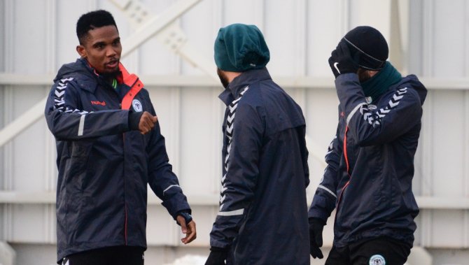 Eto’o İlk Antrenmanına Çıktı