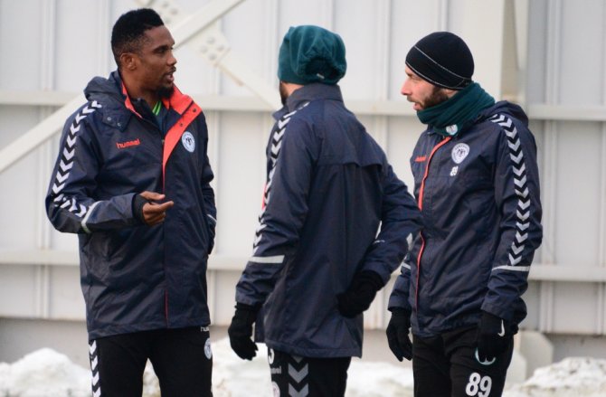 Eto’o İlk Antrenmanına Çıktı