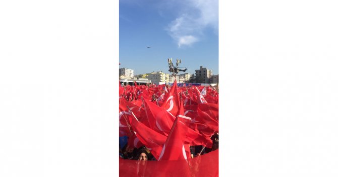 Erdoğan’ı ’Zeytin Dalı’ İle Karşıladılar