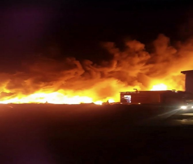 Sakarya’da Fabrika Yandı