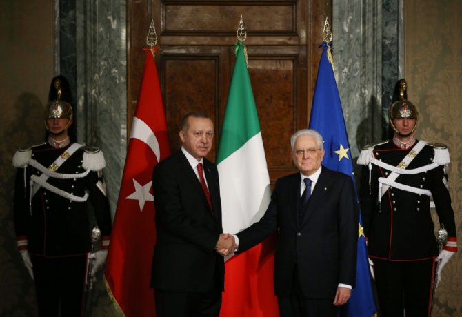 Erdoğan İtalyan Mevkidaşıyla Görüştü