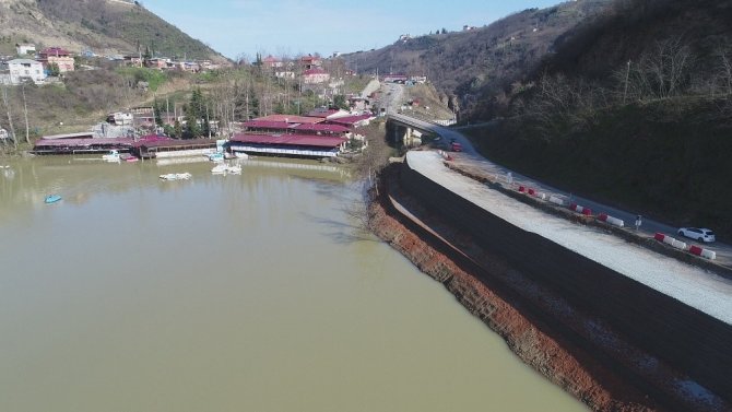 Sera Gölü’nün Tartışmalara Neden Olan Duvarı Düzeltildi