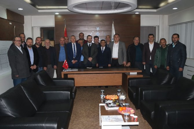 Sanayi Esnafı Ak Partili Cora İle Yeni Sanayi Sitesi Projesi’ni Konuştu