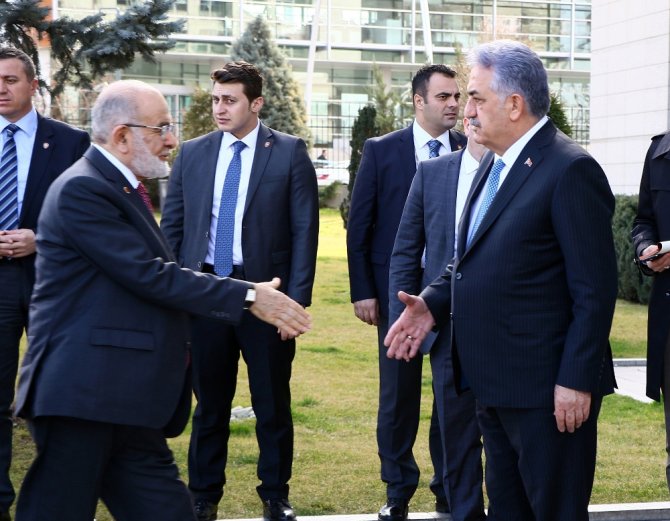 Erdoğan, Saadet Partisi Genel Başkanını Kabul Etti