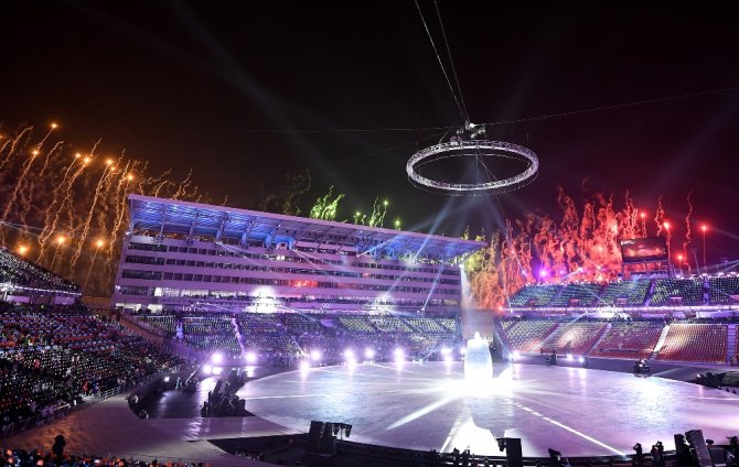 Pyengchong 2018 Kış Olimpiyatları Açılış Seremonisi Yapıldı