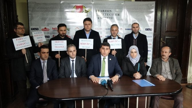 Trabzon’da Hastane Çalışanları Servis İstiyor