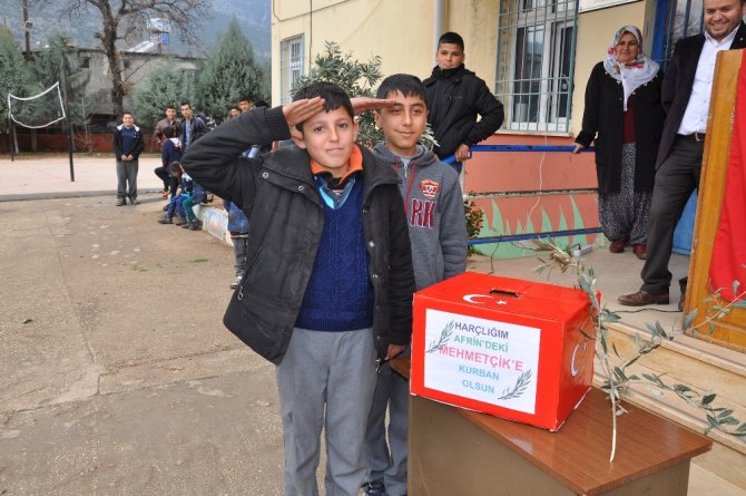 Okul Harçlıklarını Afrin’e Gönderdiler