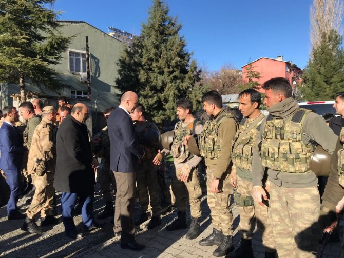 Kulp’ta 36 Güvenlik Korucusu Afrin’e Uğurlandı
