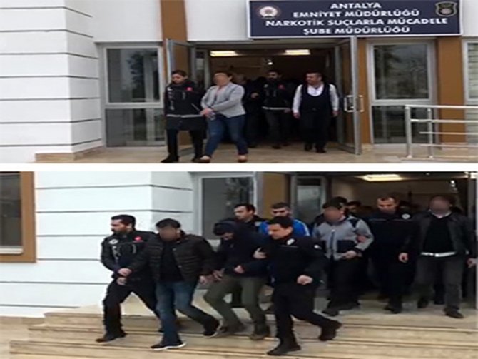 Antalya Ve İstanbul’da Uyuşturucu Operasyonu: 14 Gözaltı