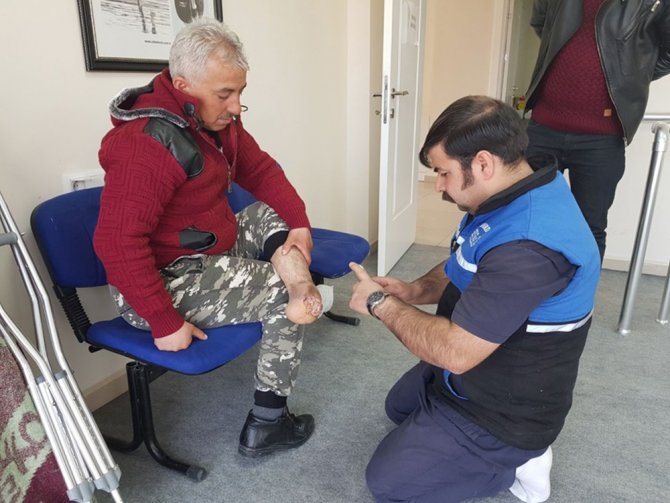 Ayağını Kaybeden Gazi 22 Yıl Sonra Yürüyebilecek