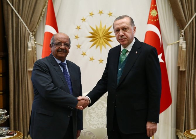 Erdoğan, Cezayir Dışişleri Bakanı’nı Kabul Etti