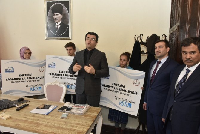 Gümüşhane’de Enerji Tasarrufu Konulu Resim Yarışması Sonuçlandı