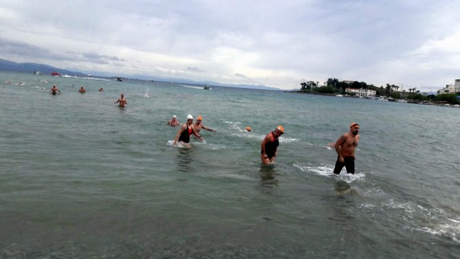 12. Datça Açık Deniz Kış Yüzme Maratonu Başladı