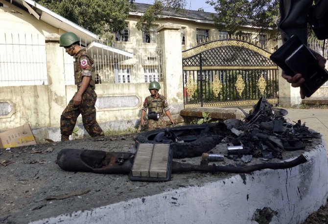 Arakan’da 3 Farklı Noktada Bombalı Saldırı
