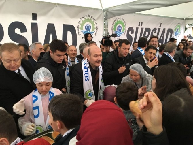 İçişleri Bakanı Süleyman Soylu, Hamsi Şölenine Katıldı