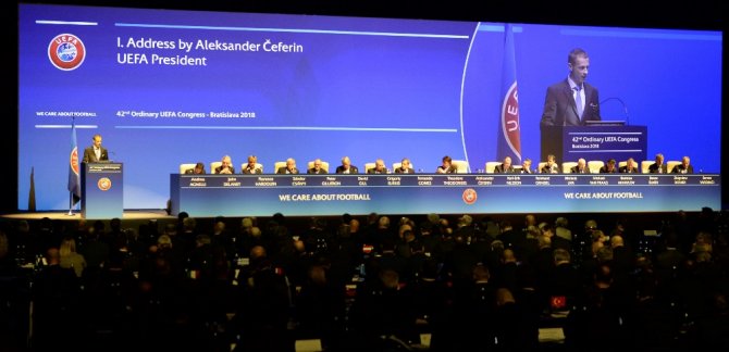 Uefa Kongresi Bratislava’da Yapıldı