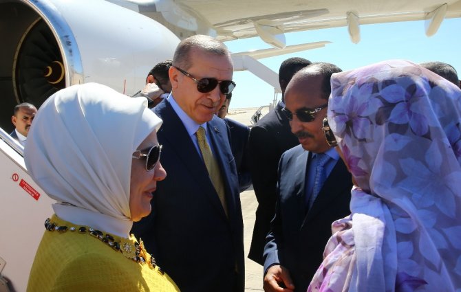 Cumhurbaşkanı Erdoğan, Moritanyalı Mevkidaşıyla Görüştü