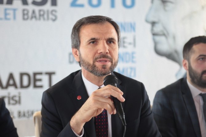 Sp Genel Başkan Yardımcısı Doğan: "Saadet Partisi Cumhurbaşkanlığı İçin Tek Başına Aday Çıkartacak"