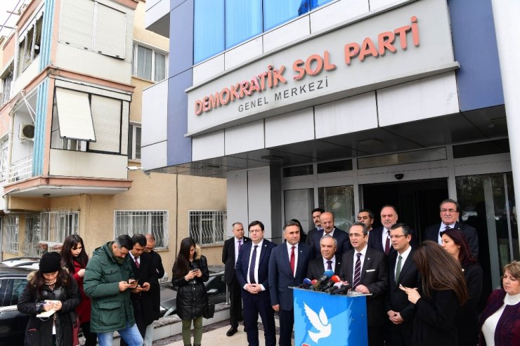Chp’den Bbp Ve Dsp’ye ’Seçim Güvenliği’ Ziyareti