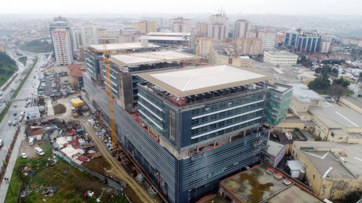 Yenilenen Okmeydanı Eğitim Ve Araştırma Hastanesi Havadan Görüntülendi