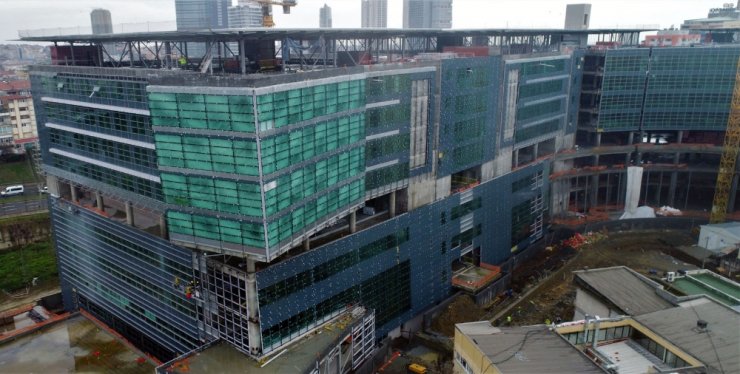 Yenilenen Okmeydanı Eğitim Ve Araştırma Hastanesi Havadan Görüntülendi