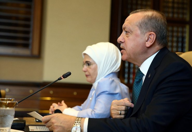 Erdoğan, ’’Vicdan Konvoyu’’ Temsilcilerini Kabul Etti