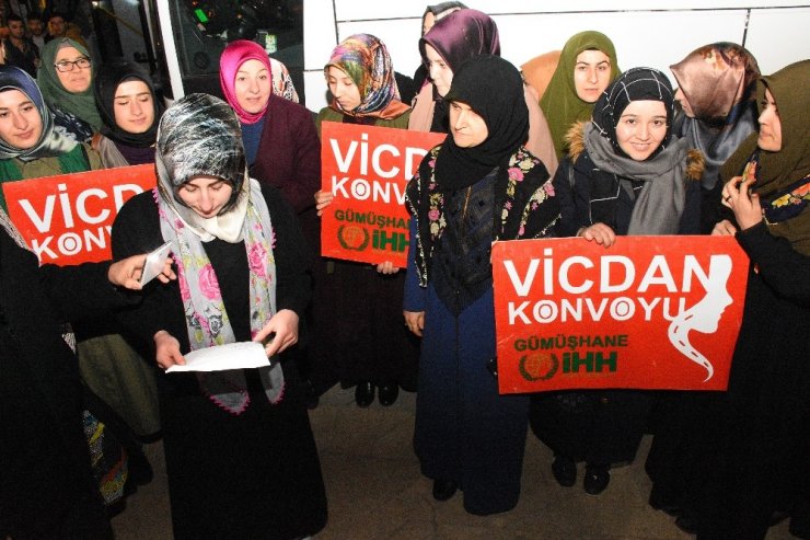 Vicdan Konvoyu Gümüşhane’den Geçti