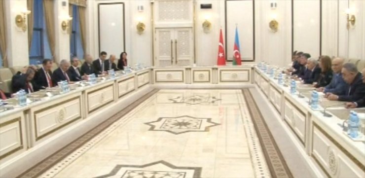 Yıldırım Azerbaycan Milli Meclis Başkanı Asadov İle Görüştü