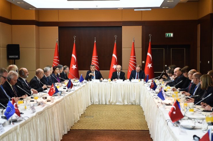 Kılıçdaroğlu Ab Üyesi Ülkelerin Büyükelçileriyle Görüştü