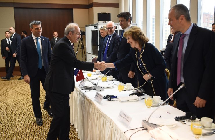 Kılıçdaroğlu Ab Üyesi Ülkelerin Büyükelçileriyle Görüştü
