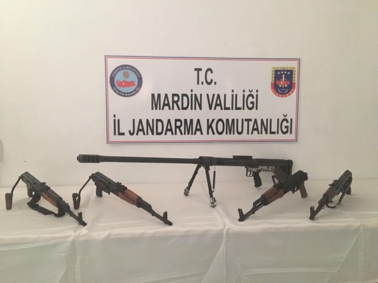 Mardin’de Silah Ve Mühimmat Ele Geçirildi