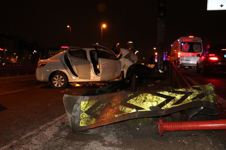 Bakırköy’de Kaza; 1’i Ağır 3 Yaralı