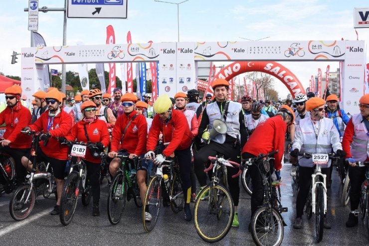 Kale Çanakkale Bisiklet Festivali Başladı