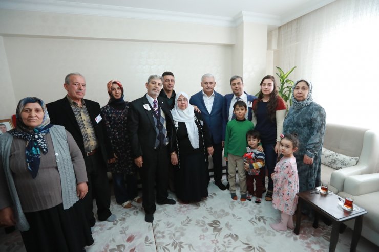 Başbakan’dan, Şehit Polisin Ailesine Ziyaret