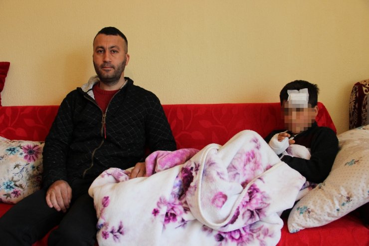 Servisten Düşen Öğrenci Ölümden Döndü