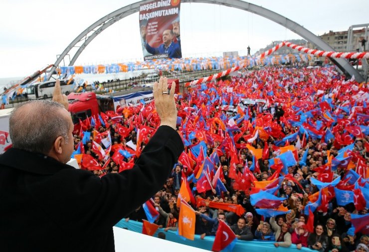 Cumhurbaşkanı Erdoğan Giresun’da