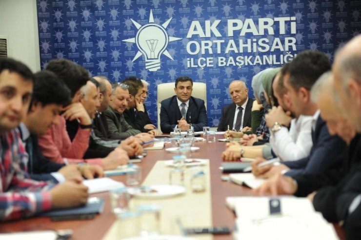 Ak Parti Ortahisar’ın İlk Misafiri Kurucu Başkan İbrahim Keskin Oldu