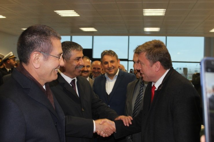 Bakan Canikli, Gürcistan Ve Azerbaycanlı Mevkidaşlarını Giresun’da Karşıladı