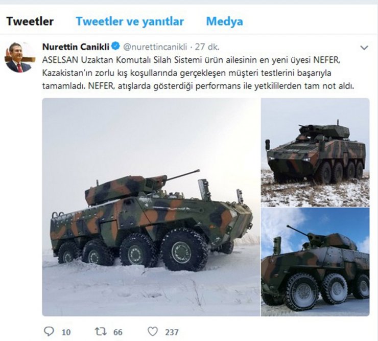 "’Nefer’in Testleri Başarıyla Tamamladı"